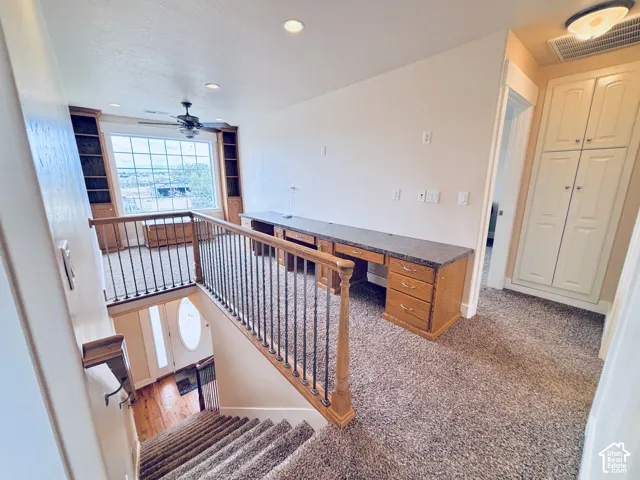 Upstairs den.