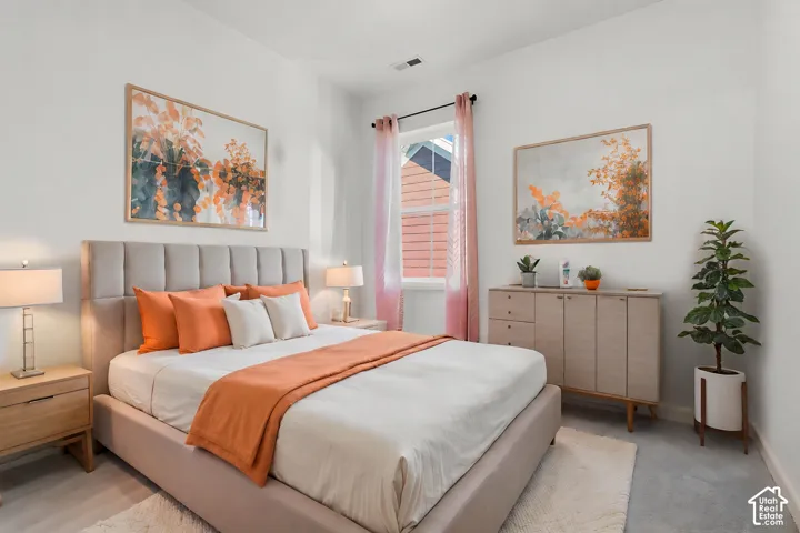 Virtually staged to show potential