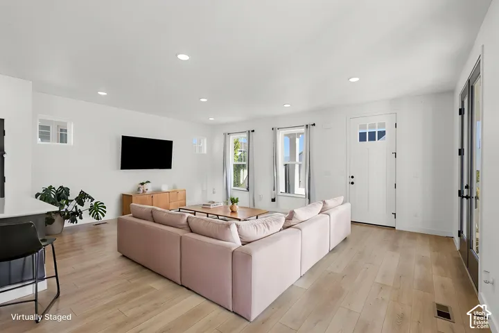 Virtually staged to show potential