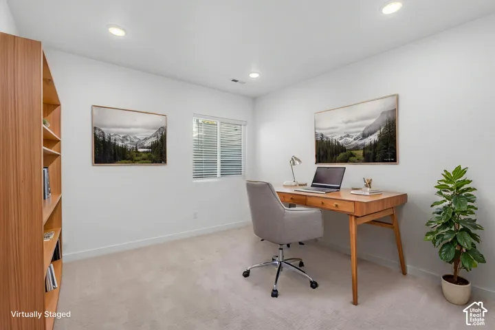 Virtually staged to show potential