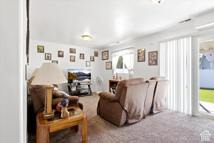 Main floor family room out to backyard patio