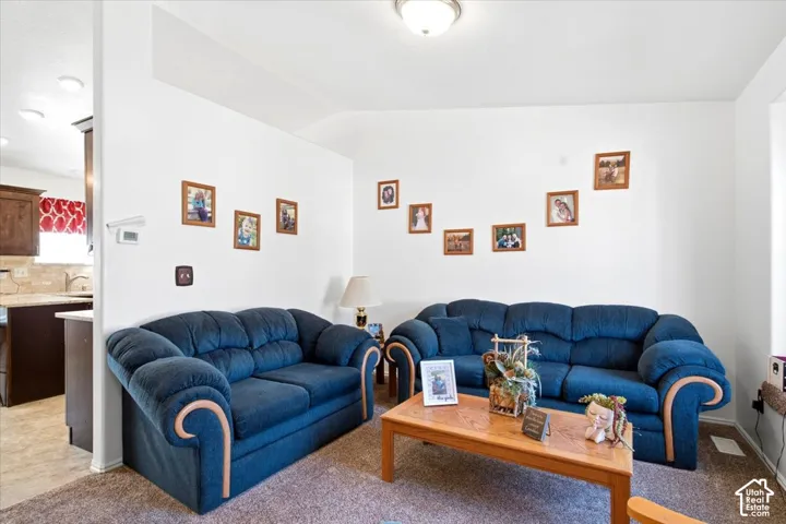 Entry living room