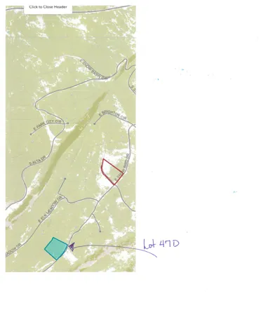 Property Map. Illustrating the spatial location of the property, Lot 470, within its surrounding area