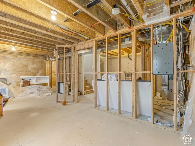Unfinished basement