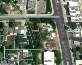Property Plat Map. Illustrating the property boundaries and associated identifying numbers