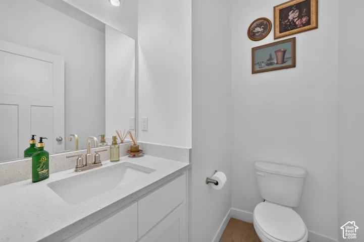 Half bath on main floor