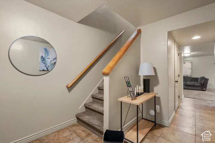 Staircase leading to upstairs