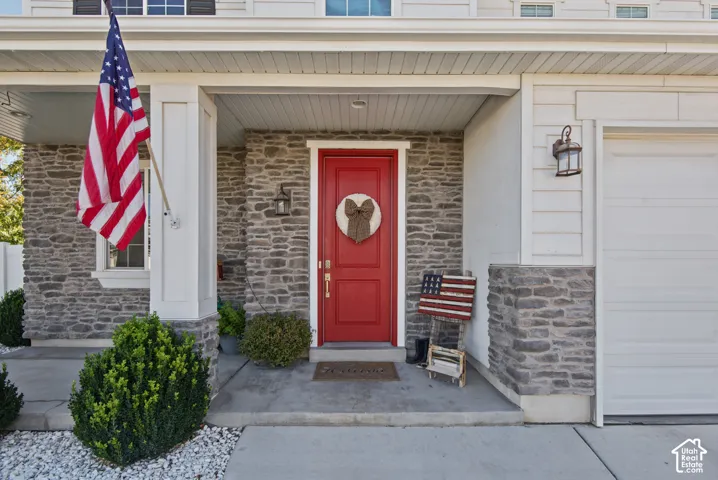 Covered front porch