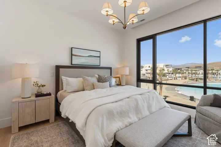 Expansive window offering broad outdoor views