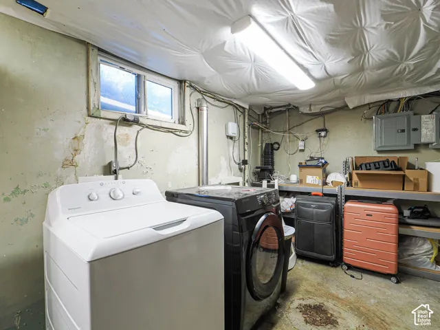 Shared laundry space