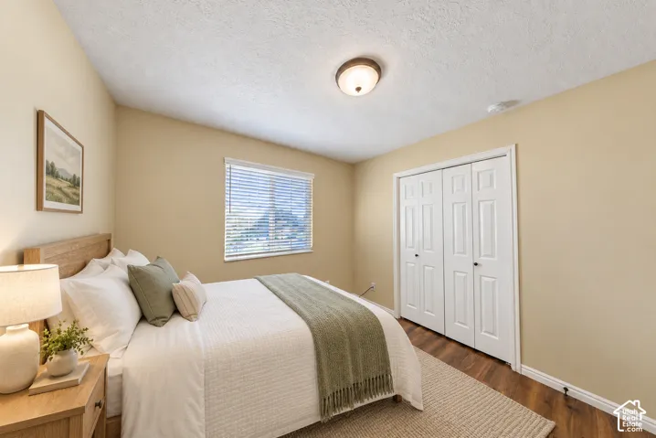 Warmly painted walls with a window featuring blinds