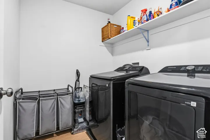 White wall paint with wood-finish flooring