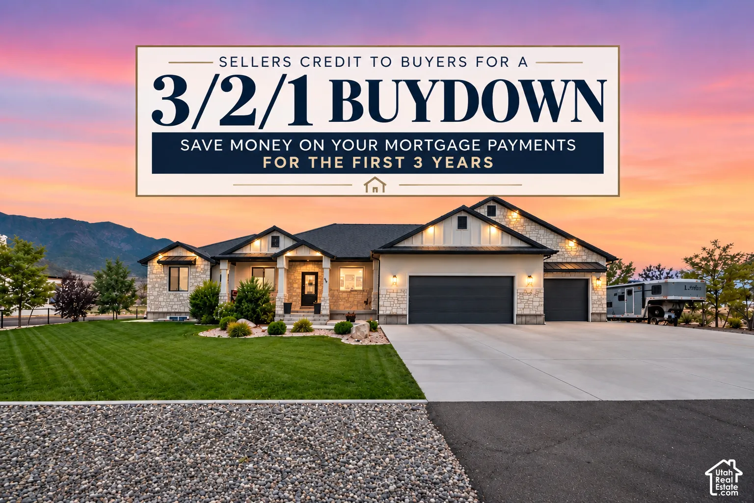 Promotional Marketing Material. Outlining seller-provided financial incentives regarding the mortgage structure for the property