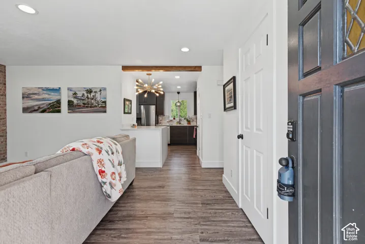 Wood-finish flooring