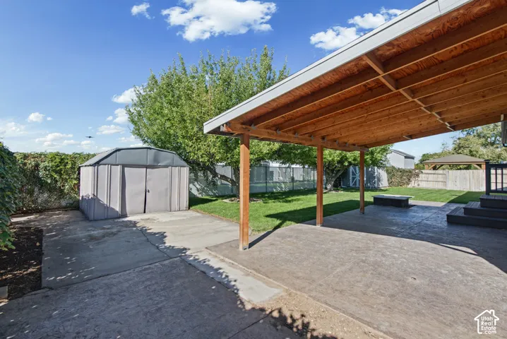 Covered outdoor patio
