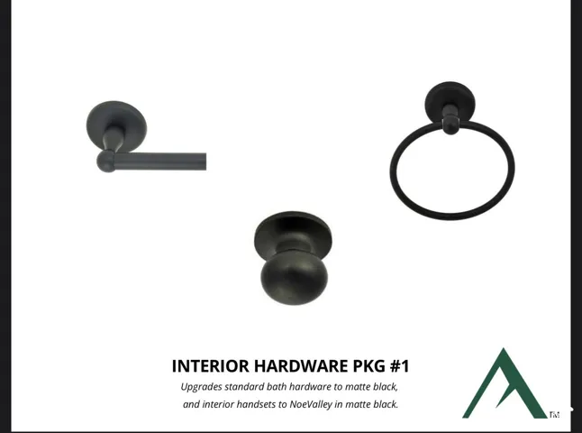 Interior Hardware Selection. Documenting the finishes and components installed within the property