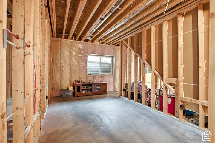 Current lower level roughed in for 5th bedroom