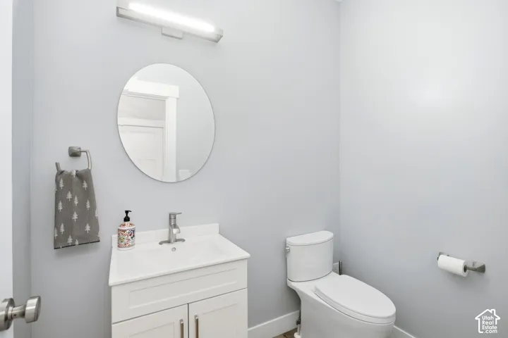 Main level guest bathroom