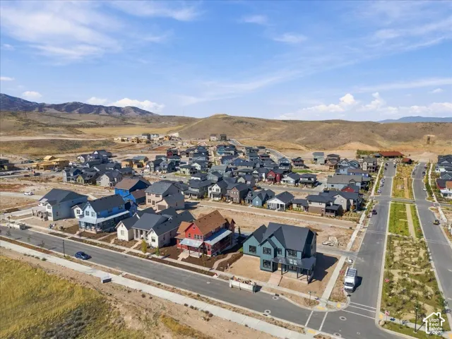 Newly developed community with modern residences and paved roadways