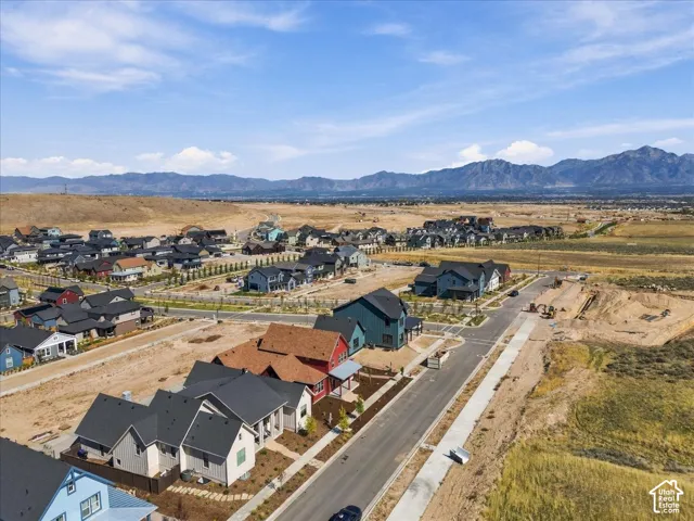 Residential development featuring paved roadways and newly constructed homes