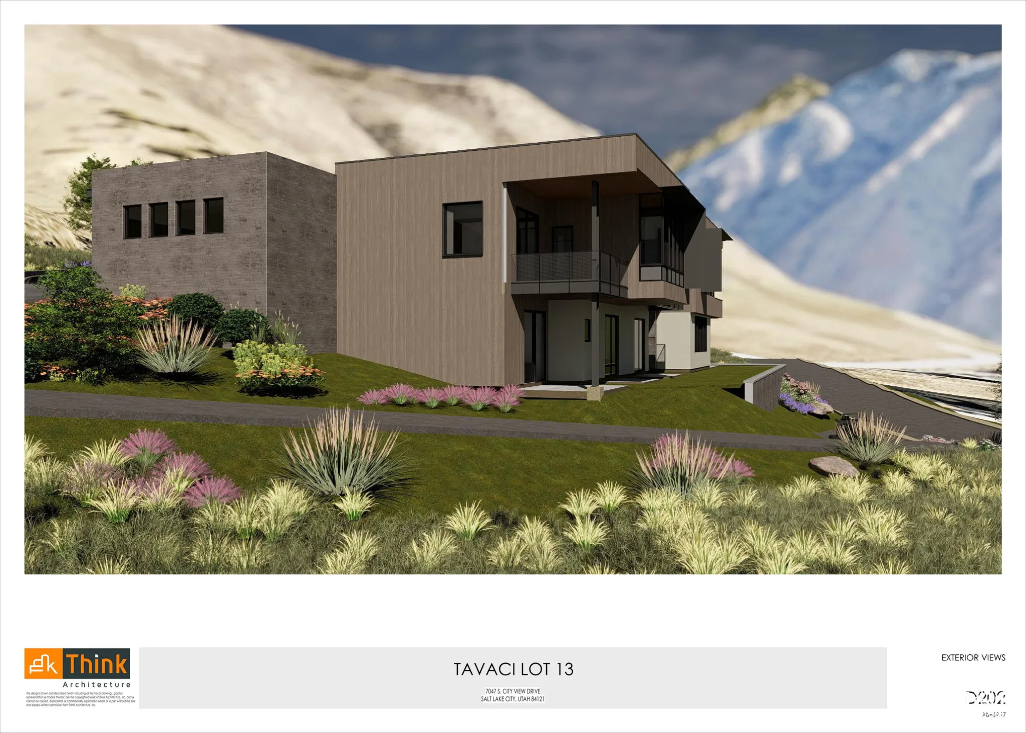 Architectural Renderings, Exterior Views. Illustrating the planned exterior appearance of the property from multiple perspectives