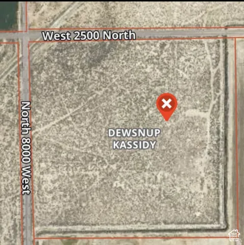 Aerial Map. Indicating the location of the property with street names and owner details