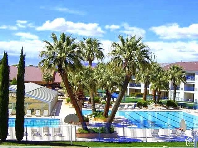 Clubhouse pool area