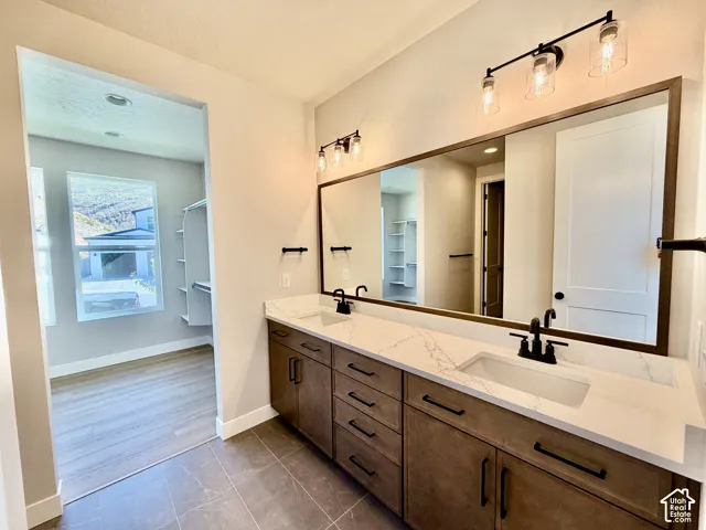 Primary Bath with double sinks