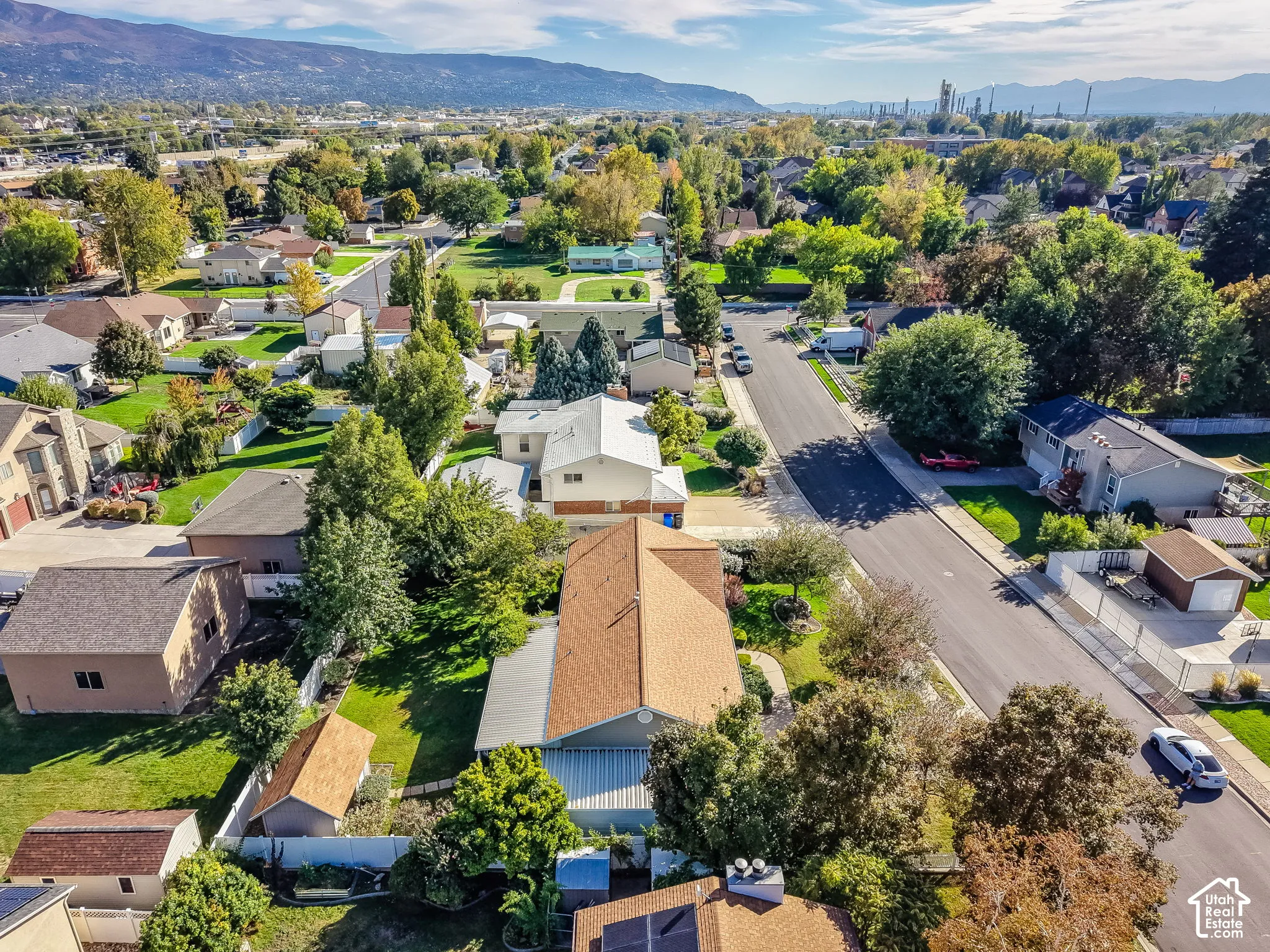 Ariel View of Home