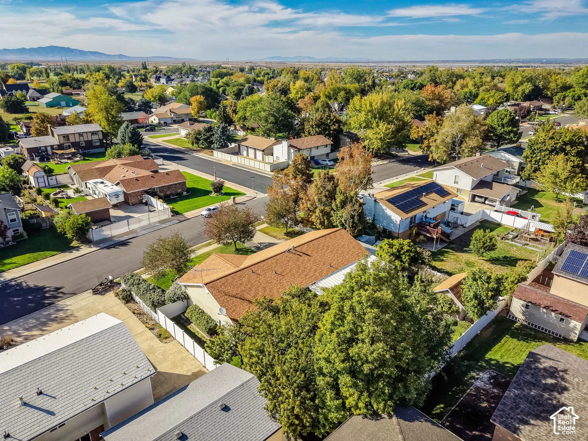 Ariel View of Home
