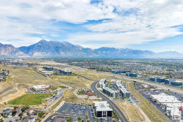 Expansive mountain backdrop showing part of the Traverse Mountain community.
