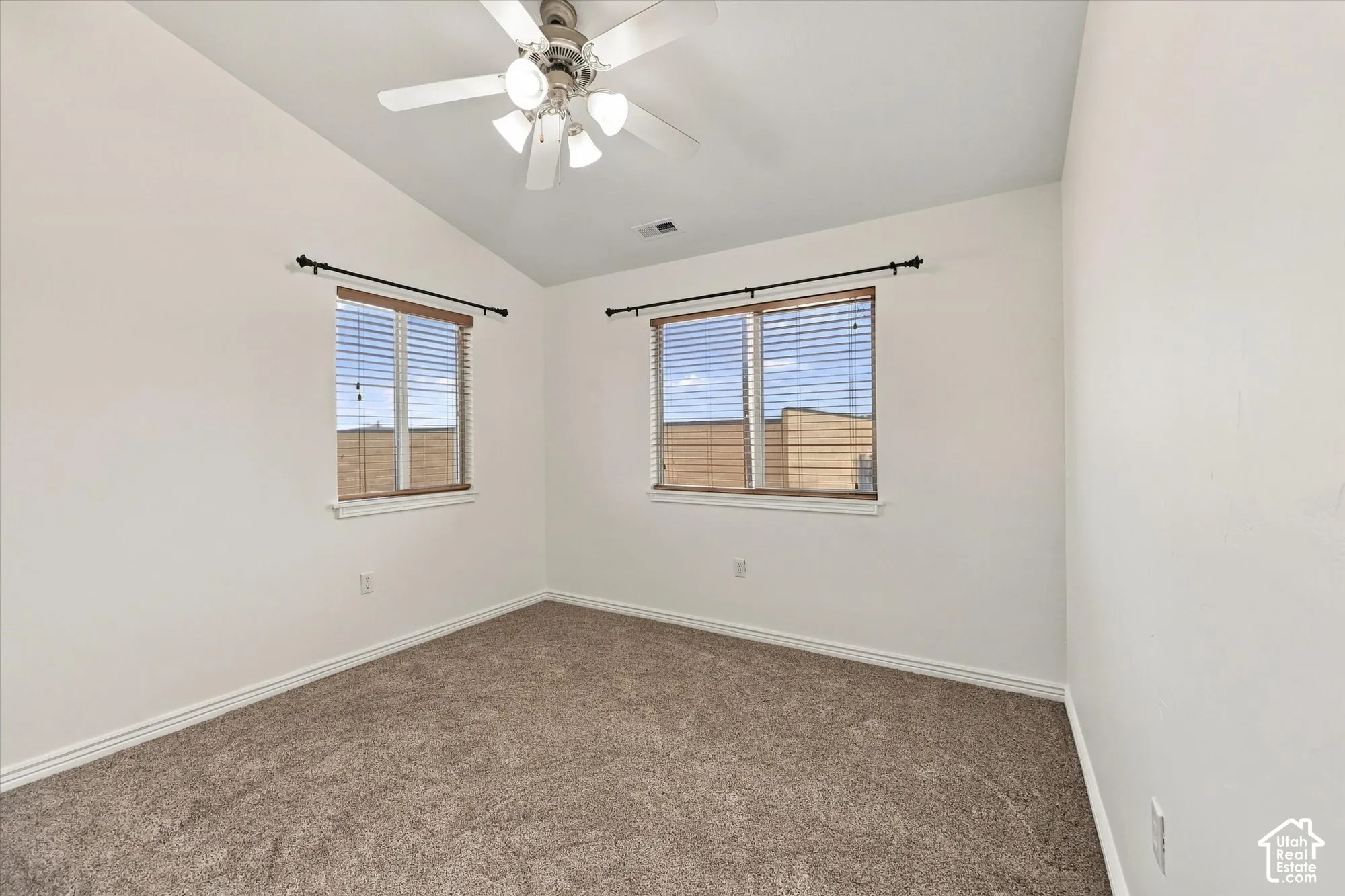 Bedroom with new paint and new carpet