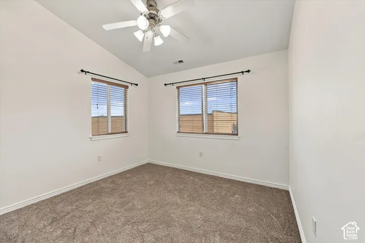 Bedroom with new paint and new carpet