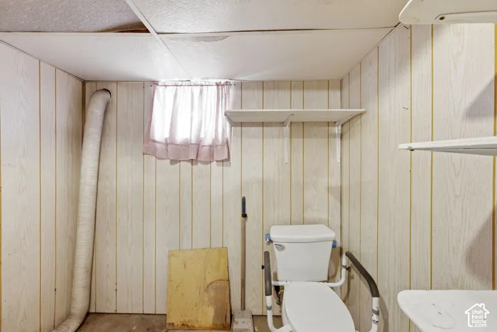 Enough space to add a shower and vanity