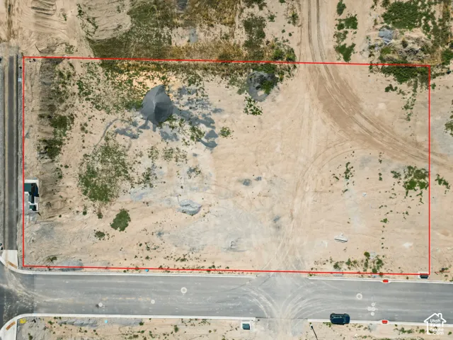 Cleared lot with defined boundaries