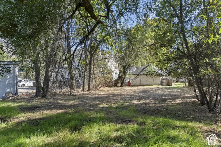 Expansive lot featuring a combination of mature trees and open space