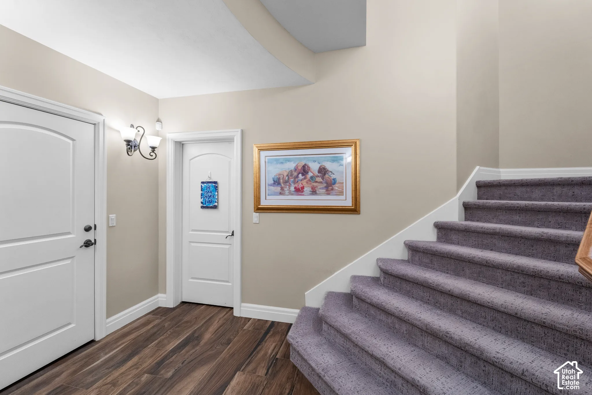 The basement floors have been recently upgraded with Wood look tile, beautiful stone tile and warm new carpet. The basement also has high ceilings, large windows and amazing storage throughout.