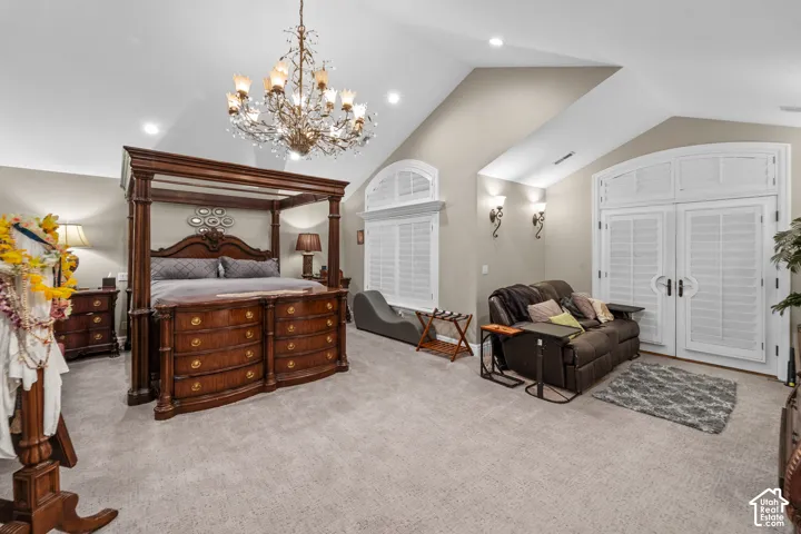 The Grand Primary Suite has plenty of room for a massive bedroom set, a seating area for relaxing with a movie. The deck offers an unmatched view of the backyard.