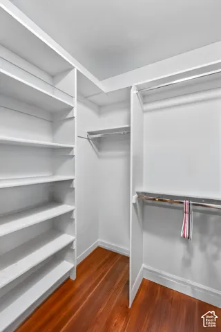 Walk-in closet off bedroom 6