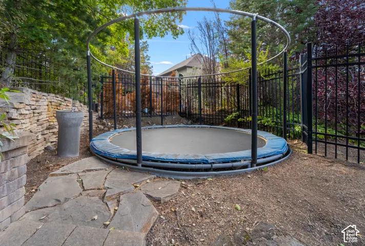 In-ground trampoline