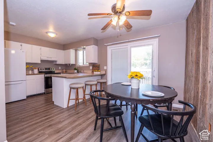 Dining & kitchen areas