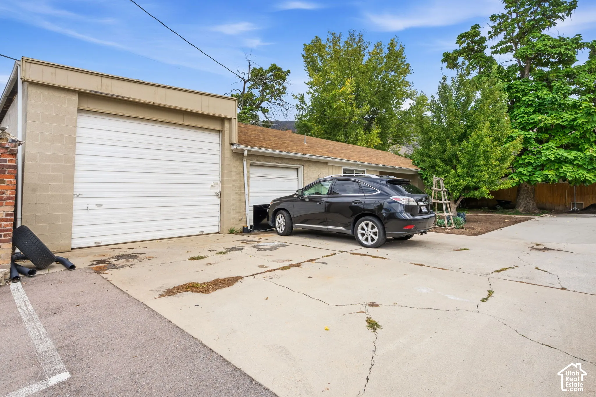 Large RV garage & small storage garage that are attached to single family home.