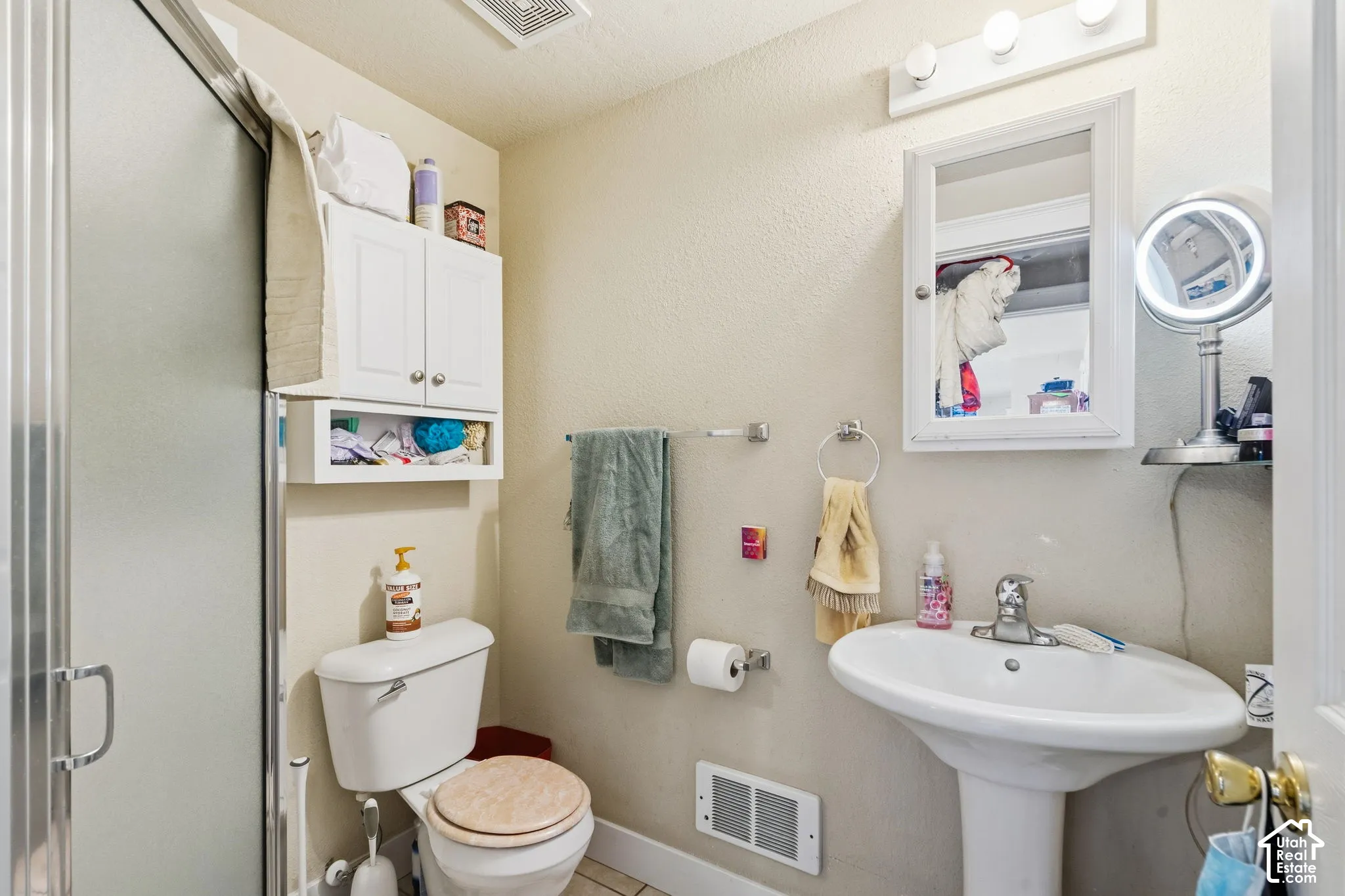 Typical bathroom finishes