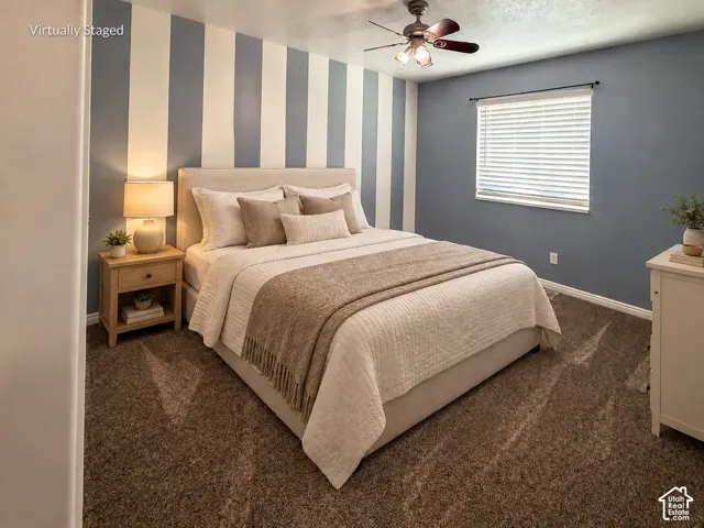 Brown carpeted flooring
