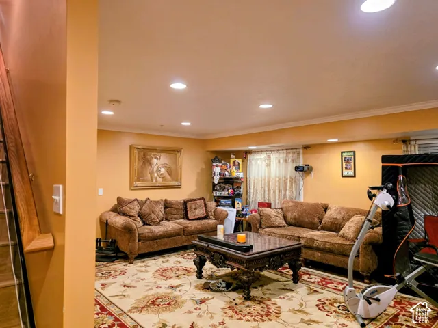 Basement family room