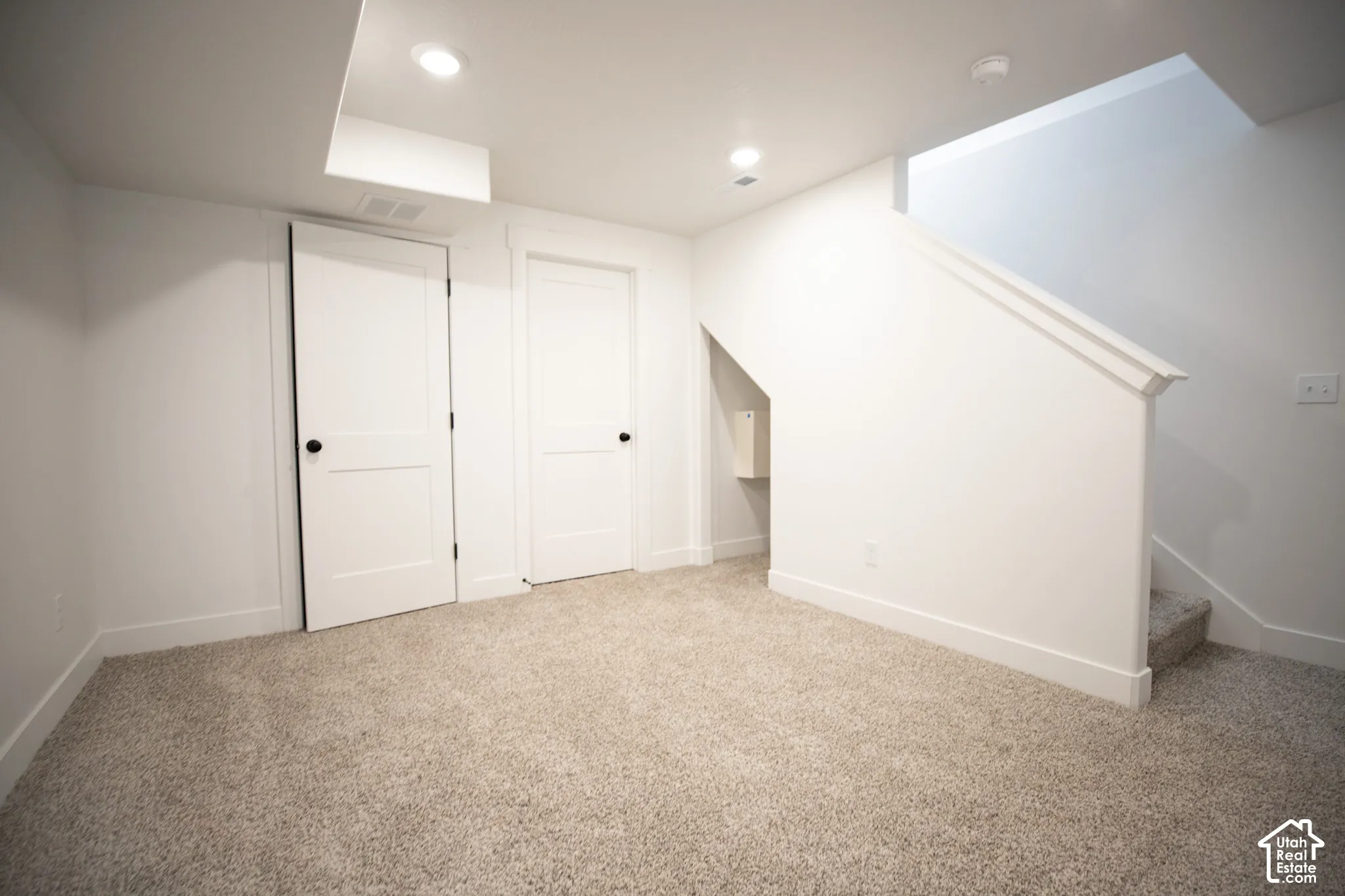 Second family room in fully-finished basement.