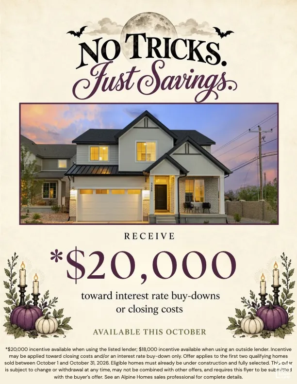 Promotional Flyer. Outlining financial incentives for the acquisition of the property