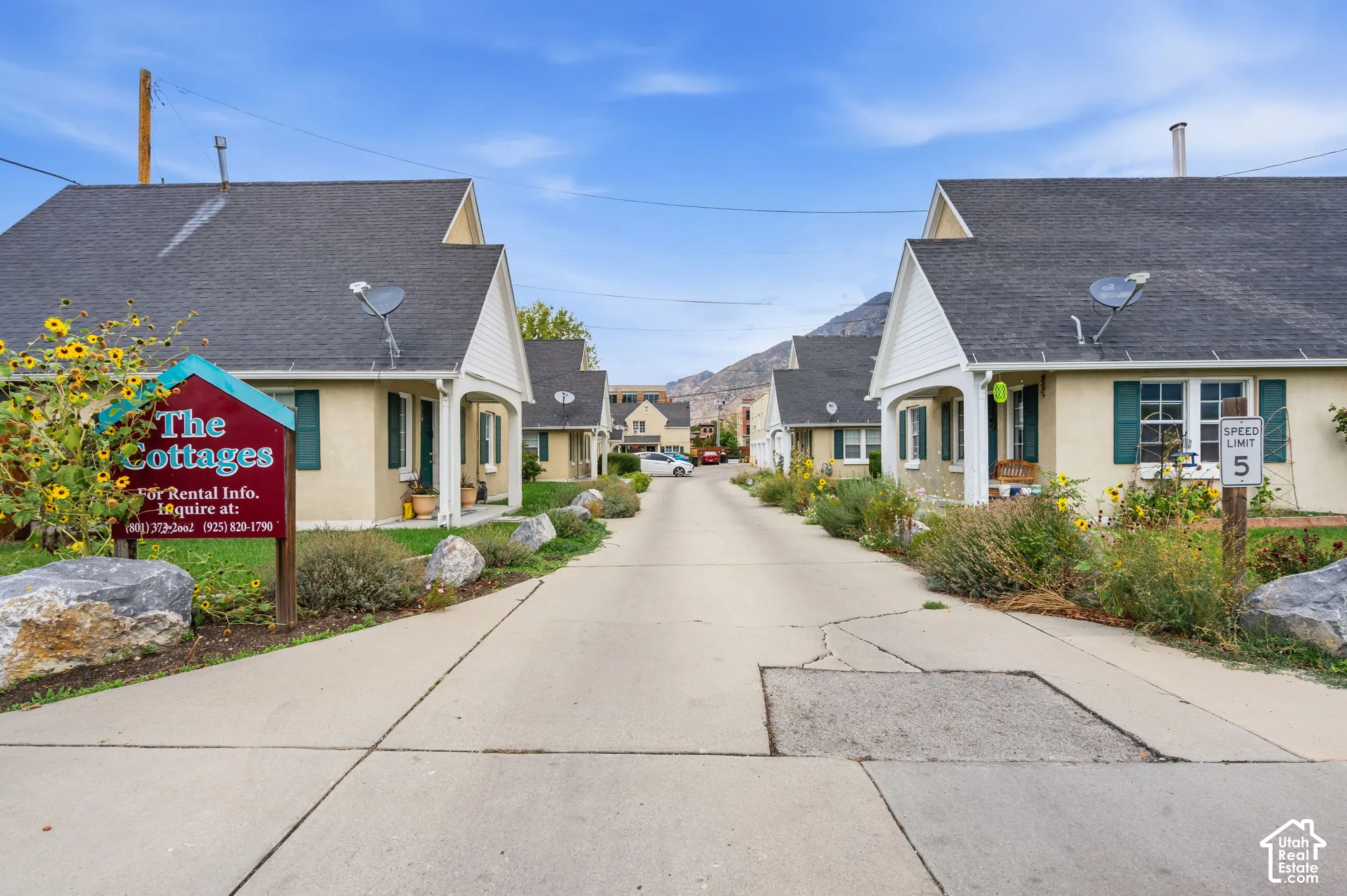 12-unit home-style community (6 single family homes & 3 duplexes)