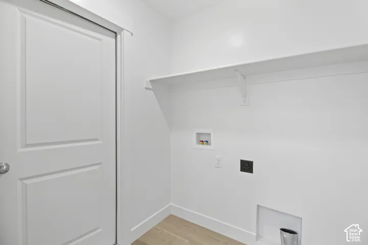 White interior door with silver hardware