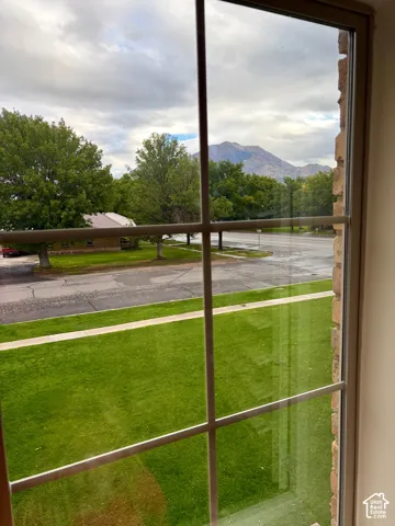 View from upstairs bedroom